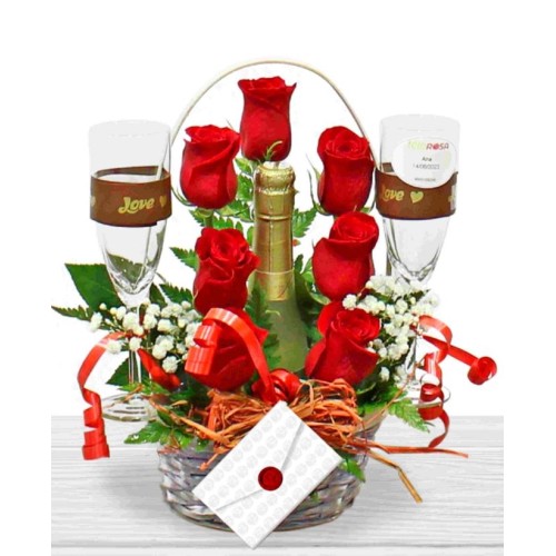 Valentine's Mini Toast of Roses